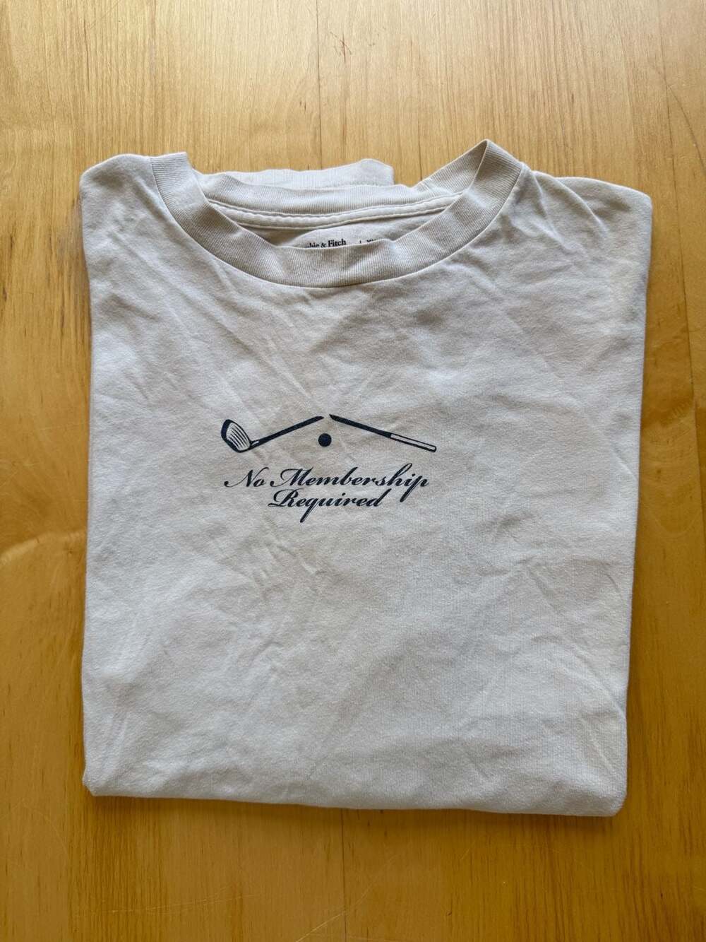 Abercrombie & Fitch Oversized Soft AF Graphic Tee No Membership Required Golf